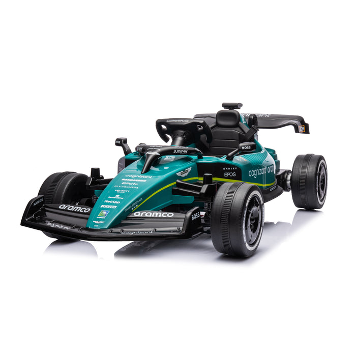 Aston Martin F1 12V Ride on Car for Kids with Remote Control, LED Lights and Music