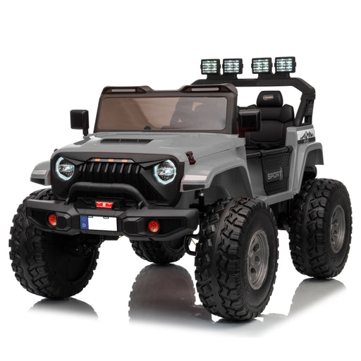 children’s ride-on Jeep Gray front page img