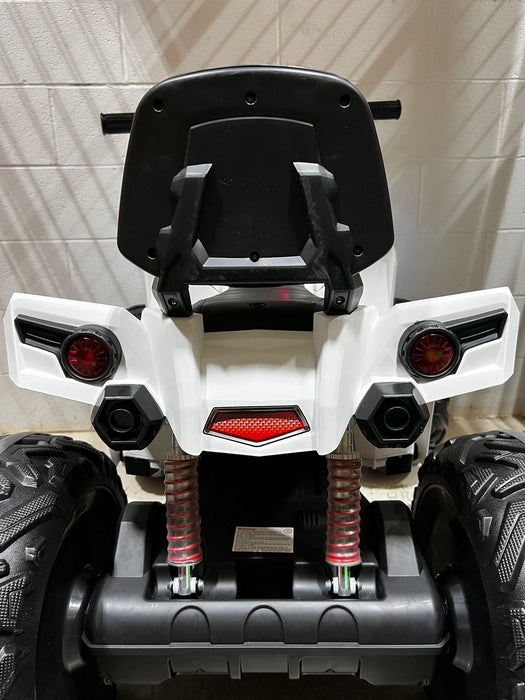 【ALMOST NEW】Realistic Off-Road Monster ATV with Throttle, Brake Pedal and Rubber Tires 24V 4x4