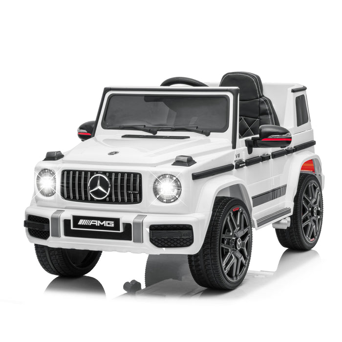 Mercedes-Benz AMG G63 12V Ride on Car with Remote Control and Leather Seat, Licensed