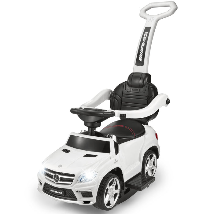 Mercedes-Benz AMG GL63 4-in-1 Baby Walker with Push Bar, LED Lights and MP3 Player, Licensed