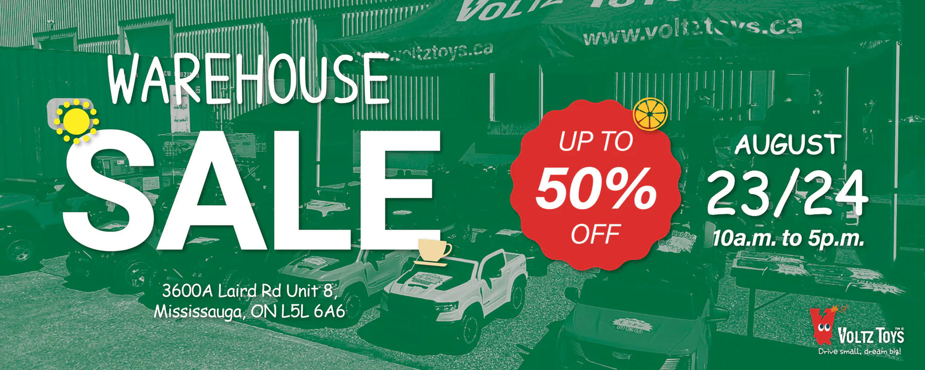 Warehouse Open Now – Ride-On Car Summer Event You Can’t Miss!