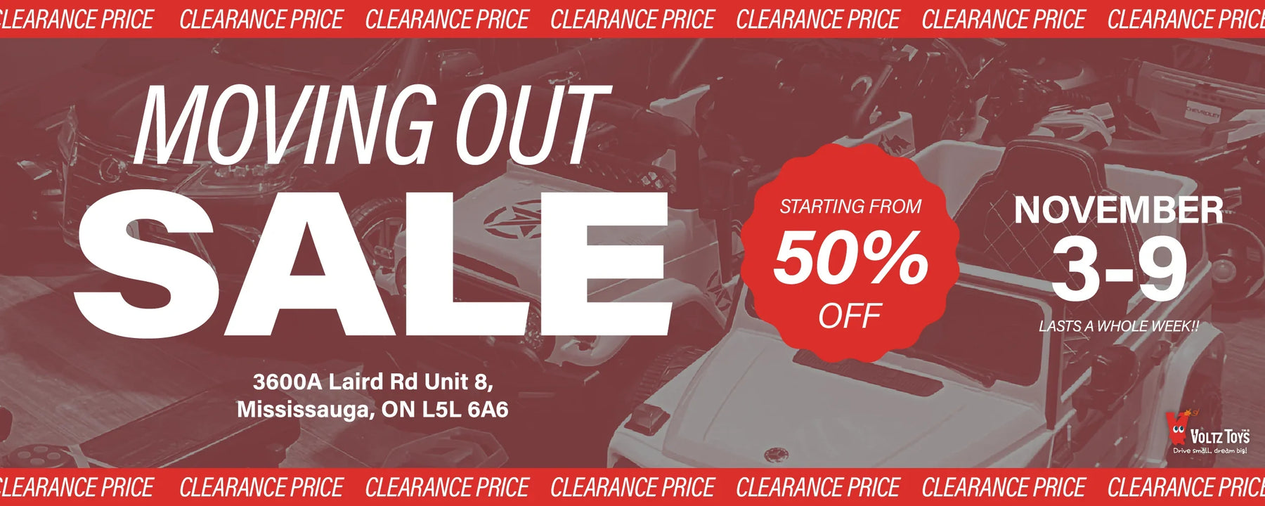 Warehouse Moving Out Sale - A Big Sale Incoming!