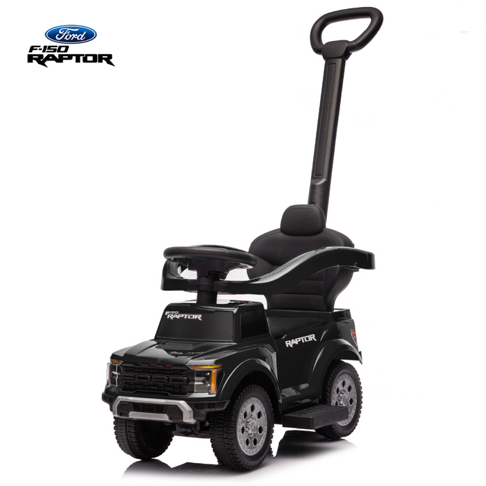 Licensed Ford F-150 Raptor 2-in-1 Kids Ride-On Push Car