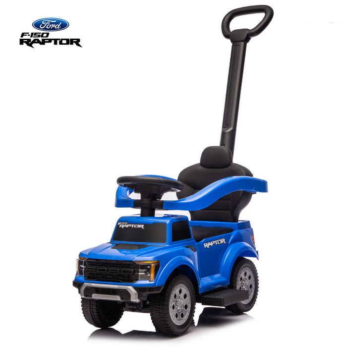 Licensed Ford F-150 Raptor 2-in-1 Kids Ride-On Push Car