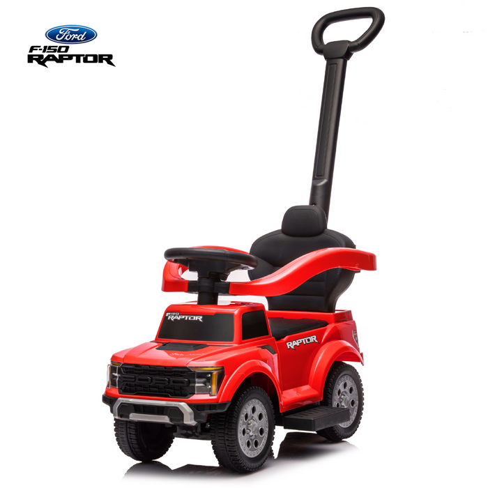 Licensed Ford F-150 Raptor 2-in-1 Kids Ride-On Push Car