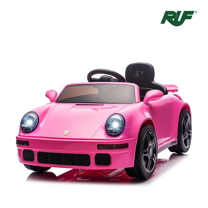 Véhicule électrique pour enfants Porsche RUF 911 sous licence 12 V avec éclairage LED