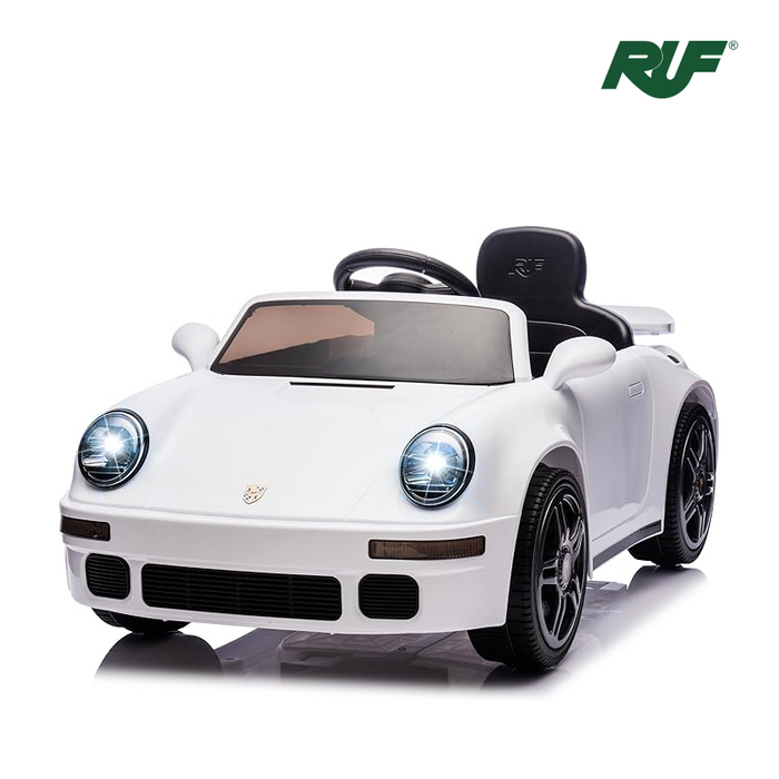 Véhicule électrique pour enfants Porsche RUF 911 sous licence 12 V avec éclairage LED