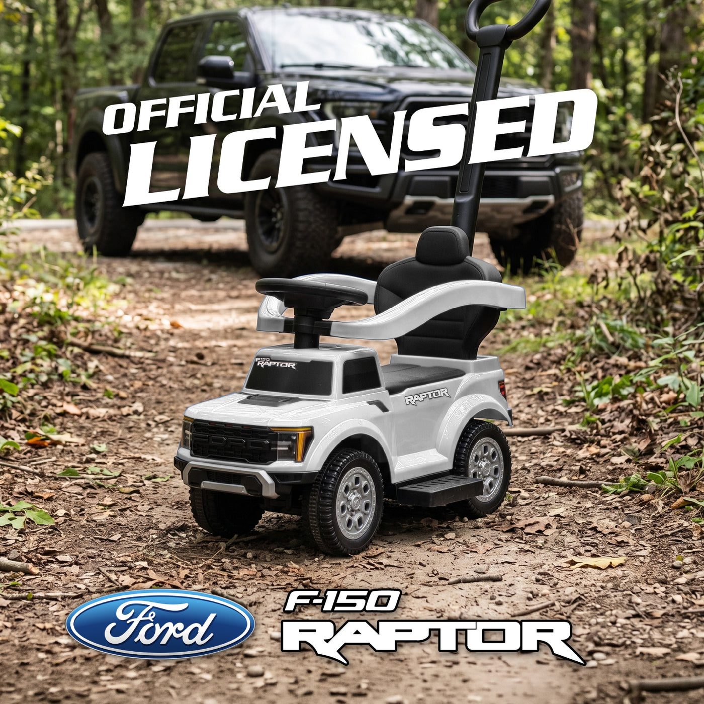 Ford F-150 Raptor 2-in-1 Push Car | Voltz Toys