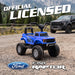 Blue officially licensed Ford F-150 Raptor 12V kids' electric quad with matching Ford pickup styling.