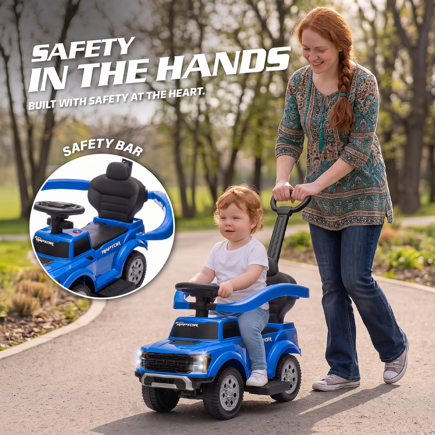 Ford F-150 Raptor 2-in-1 Push Car | Voltz Toys