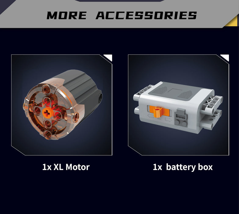 Mould King F488 3.9L V8 Engine - 2718Pcs