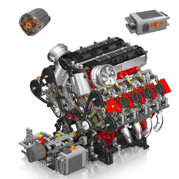 Mould King F488 3.9L V8 Engine - 2718Pcs