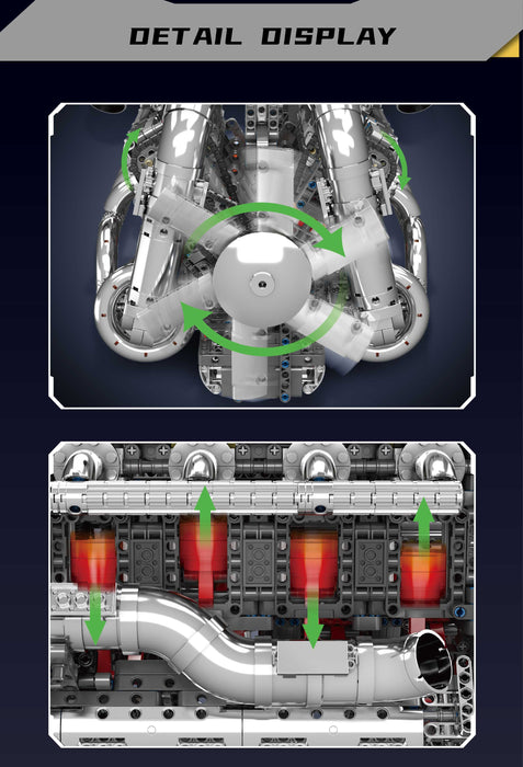 5.5L V8 Twin Turbo Engine - 2899Pcs