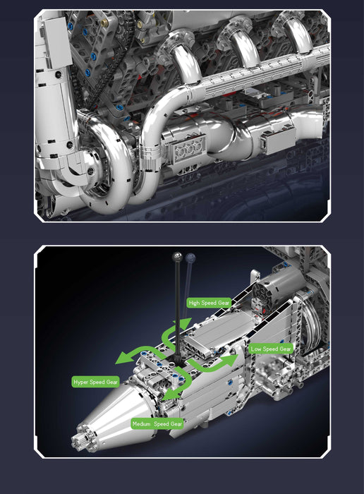 5.5L V8 Twin Turbo Engine - 2899Pcs