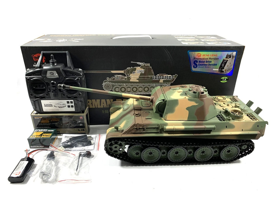 Heng Long 1/16 Panther Type G RC Tank Upgrade Edition RTR