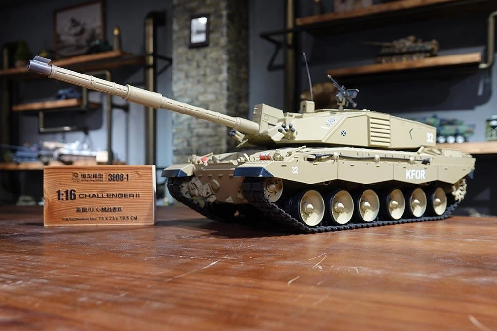 Heng Long 1/16 UK Challenger II RC Tank Upgrade Edition RTR
