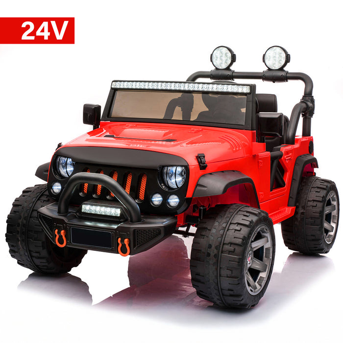 Jeep Wrangler 12V 2 places Classic Ride on Car Toy avec télécommande et lecteur MP3 
