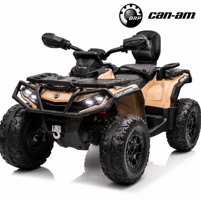 Buggy CAN-AM 2 places 24 V 4 roues motrices électrique UTV pour enfants avec télécommande, sous licence