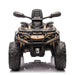 24V Can-Am Outlander kids ride-on ATV with bright LED headlights