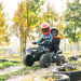 24V Outlander kids ride-on ATV with large EVA tires for grass and gravel