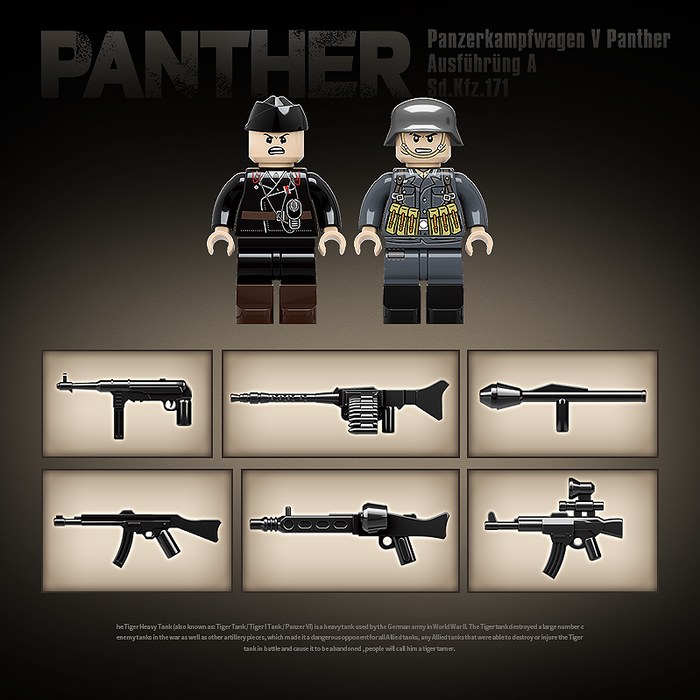 Pantehr V Tank - 472Pcs
