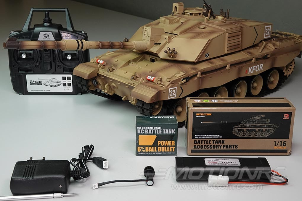 Heng Long 1/16 UK Challenger II RC Tank Upgrade Edition RTR