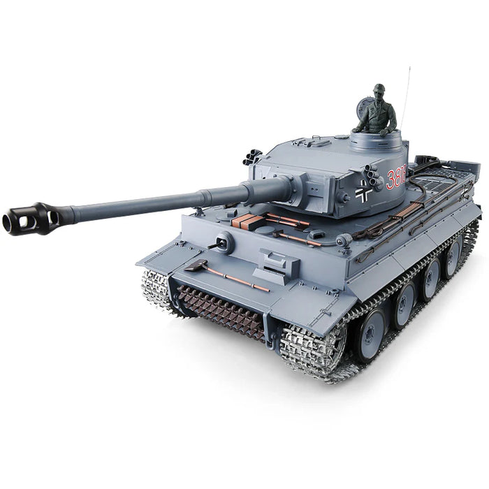 Heng Long® 1/16 RC Battle Tank Tiger I – Professional Edition – Full Metal Tracks, Infrared Battle & Barrel Recoil