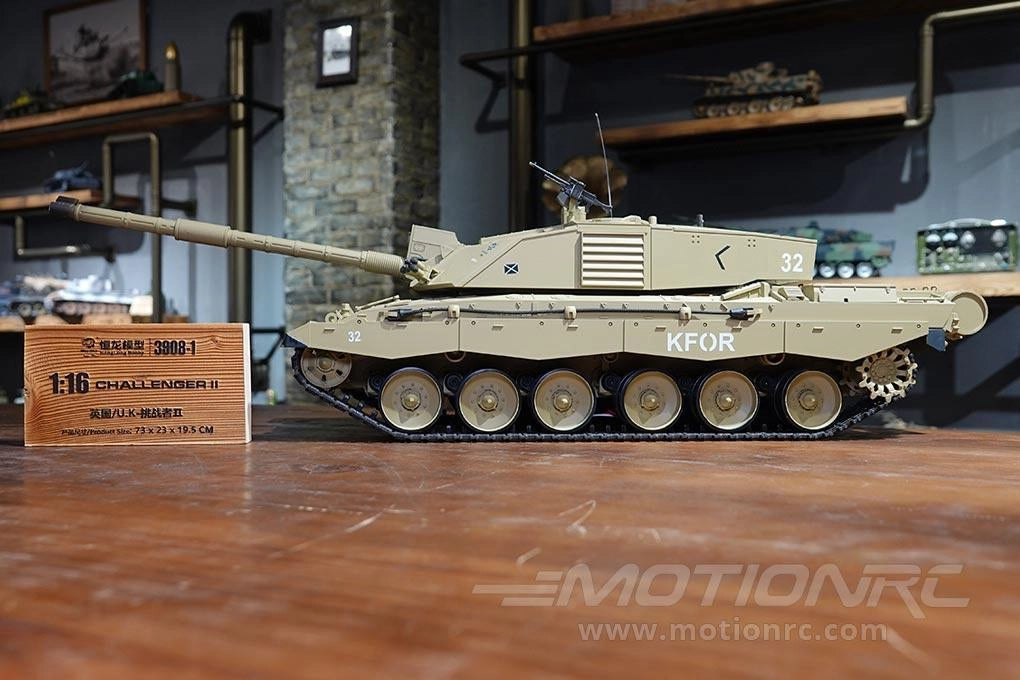 Heng Long 1/16 UK Challenger II RC Tank Upgrade Edition RTR