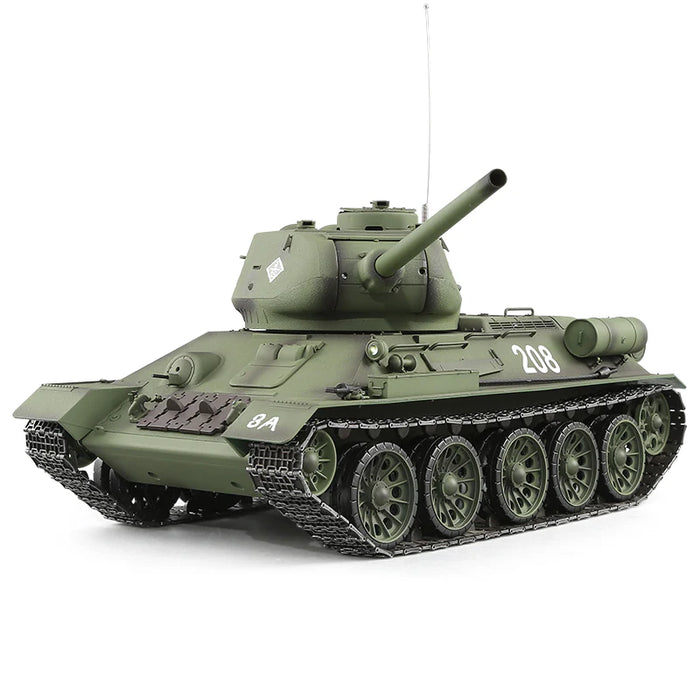 Heng Long® 1/16 RC Battle Tank T-34/85 – Upgrade Edition – Metal Gearbox, Infrared Battle & Real Sound Effects
