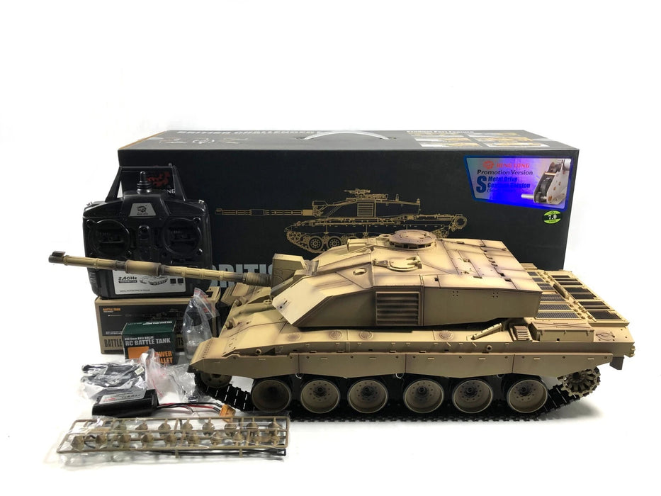 Heng Long 1/16 UK Challenger II RC Tank Upgrade Edition RTR
