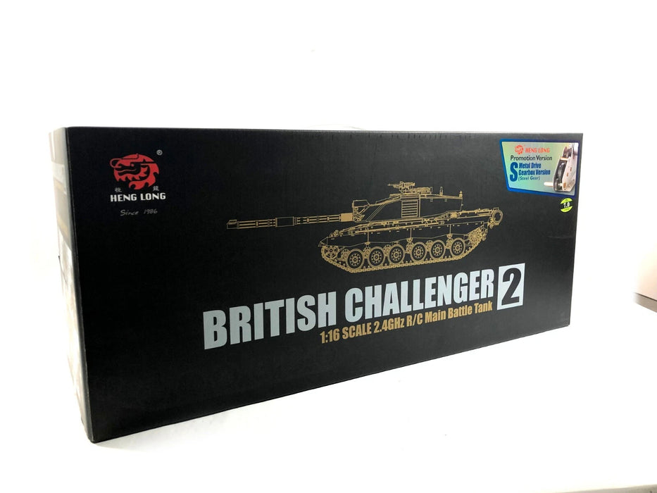 Heng Long 1/16 UK Challenger II RC Tank Upgrade Edition RTR