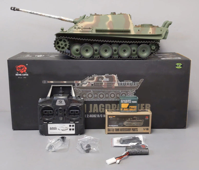 Heng Long 1/16 German Jagdpanther RC Tank Destroyer Upgrade Edition RTR