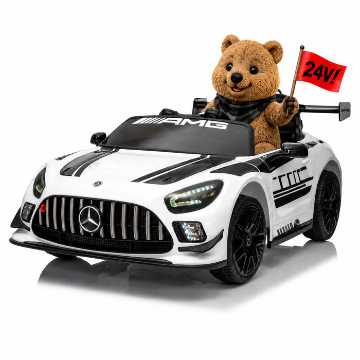 Licensed Mercedes-AMG GT3 24V Kids Ride-On Car with Remote