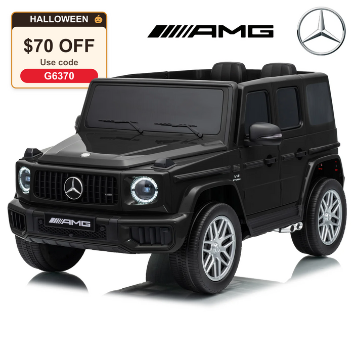 Licensed Mercedes Benz AMG G63 24V Kids' Ride On Car with Parental Remote Control, LED Lights