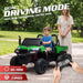 Child driving the 24V farm truck with parental remote control and pedal driving options
