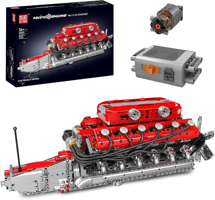 Mould King Lambo V12 Engine Building Sets - (3472 Pieces)