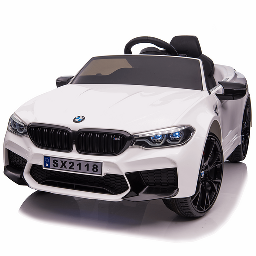 BMW M5 12V Ride on Car with Leather Seat and Remote Control, Licensed
