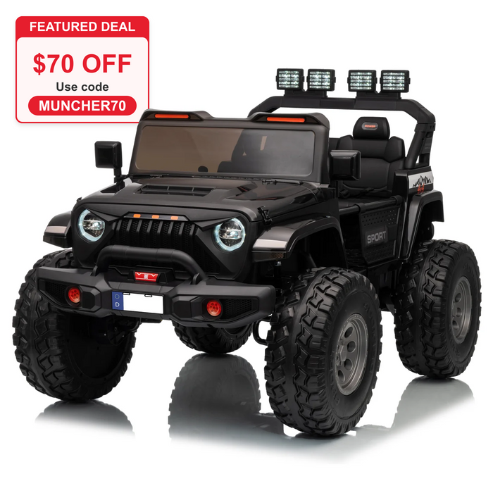 Muncher 24 V — véhicule électrique à deux places de style Jeep pour enfants