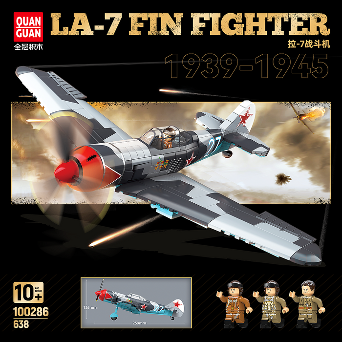 LA-7 Fin Fighetr - 638Pcs