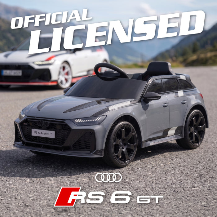 Officially Licensed Audi RS 6 Avant GT 12V Single-Seat Kids Ride-On Car with Remote Control