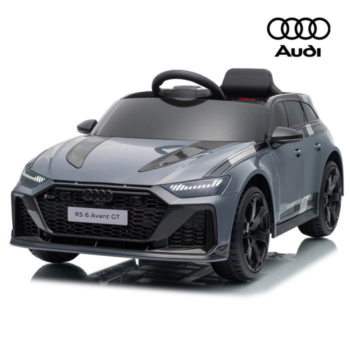 Officially Licensed Audi RS 6 Avant GT 12V Single-Seat Kids Ride-On Car with Remote Control
