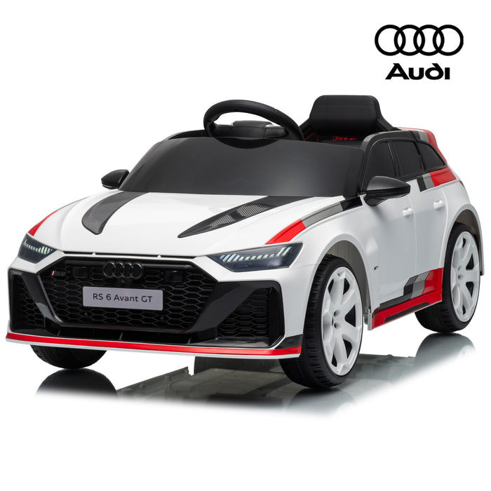 Officially Licensed Audi RS 6 Avant GT 12V Single-Seat Kids Ride-On Car with Remote Control