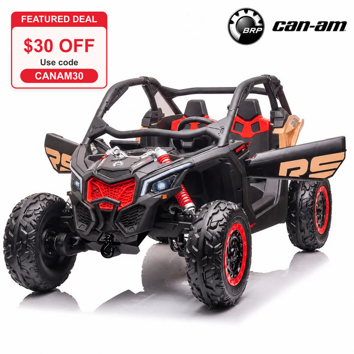 24V Licensed BRP Can-Am Maverick 4WD 2 Seater Kids Ride-On UTV