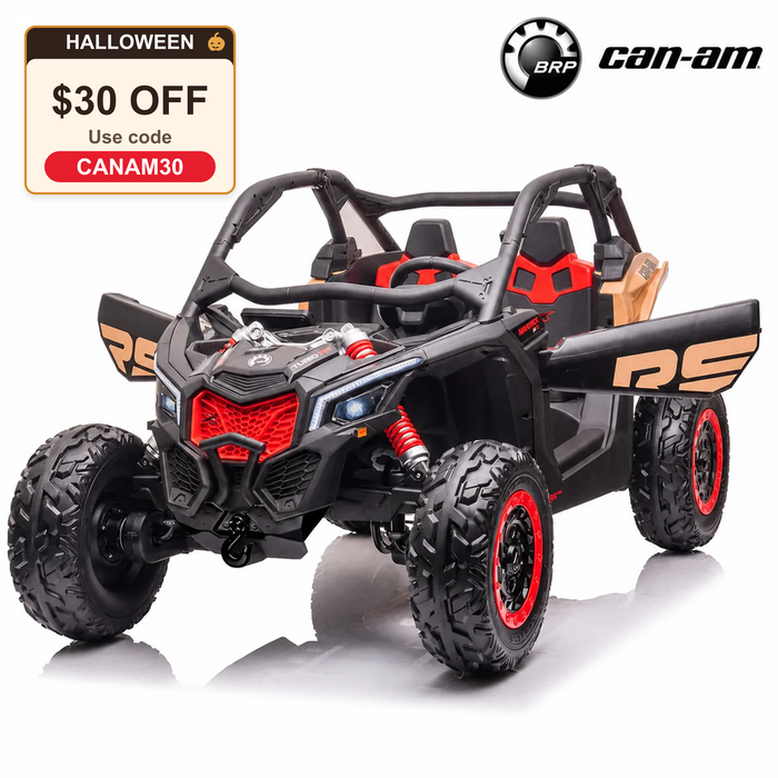 24V Licensed BRP Can-Am Maverick 4WD 2 Seater Kids Ride-On UTV