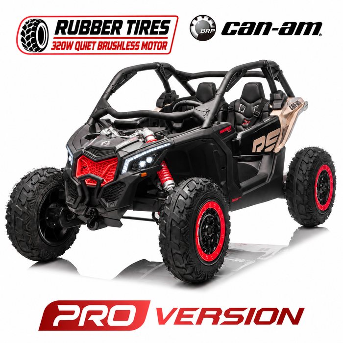 24V Licensed BRP Can-Am Maverick 4WD 2 Seater Kids Ride-On UTV