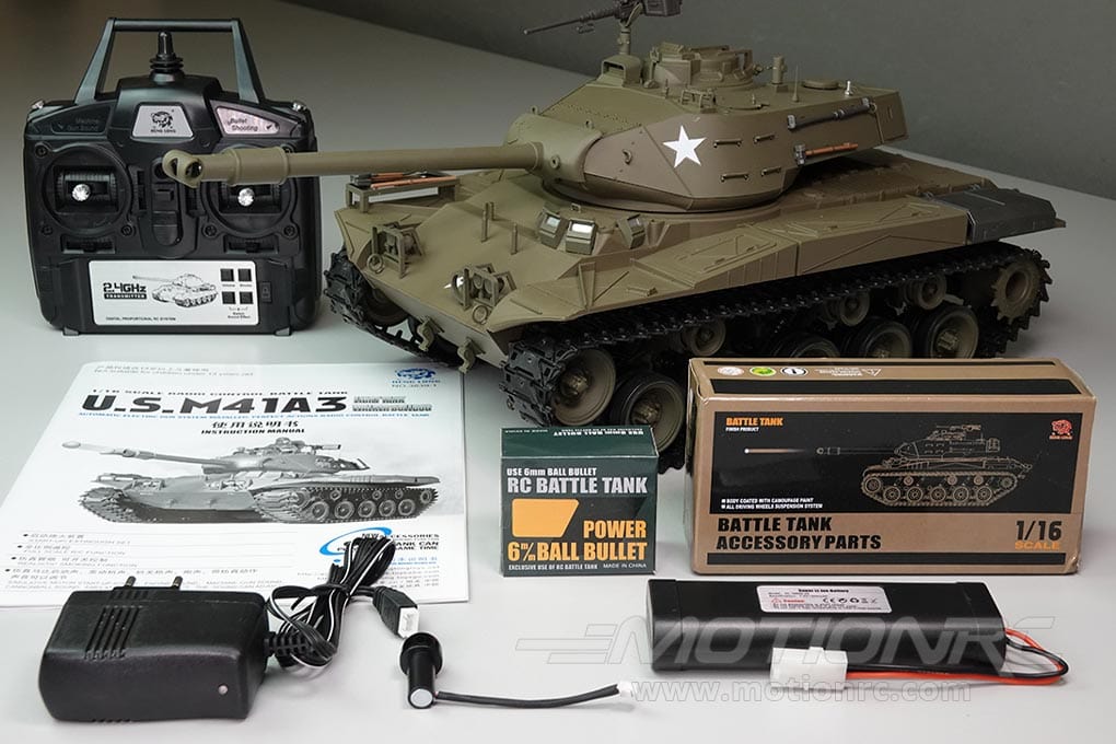 Heng Long 1/16 M41 Walker Bulldog RC Tank Upgrade Edition RTR