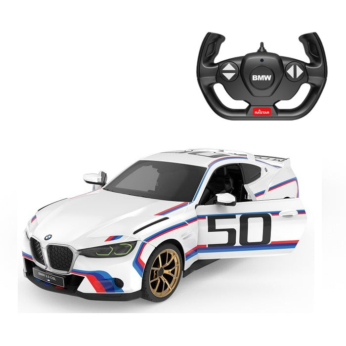 [Exclusive] BMW 3.0 CSL RC Car 1/14 Scale Licensed Remote Control Toy Car by Rastar