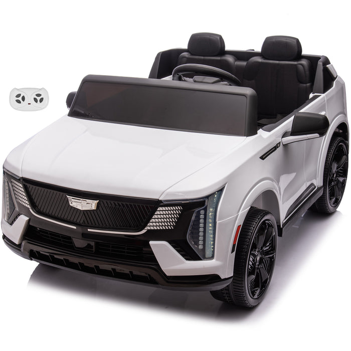 Cadillac Escalade IQ 24V 2 Seater Ride on Car for Kids with Remote Control, Open Doors, LED Lights and Music