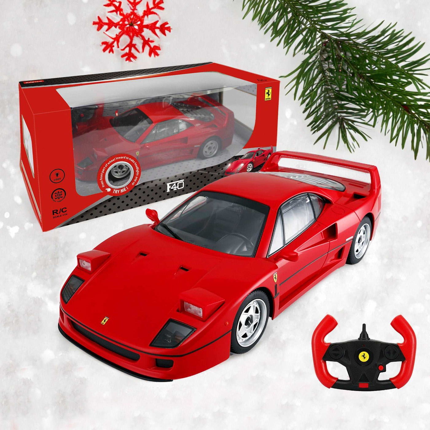 1:14 Ferrari F40 Remote Control Car - Voltz Toys